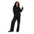 thumbnail image 2 of Forever 21 Women's Black Hoodie for Women, Oversized Black Hoodie Sweatshirt,L, 2 of 6