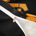 thumbnail image 4 of Castle Fairy Orange Basketball Initial E Duvet Cover King, Abstract Watercolor Splash King Bedding, Black Orange,Black Reversible,3 Pieces,1 Duvet Cover and 2 Pillowcases, 4 of 6