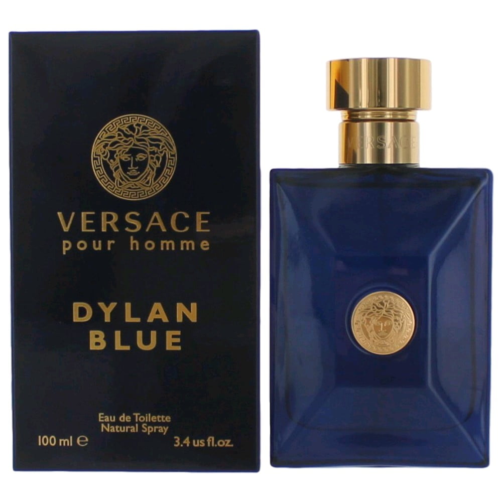 Versace Dylan Blue Eau de Toilette, Cologne for Men, 3.4 fl oz