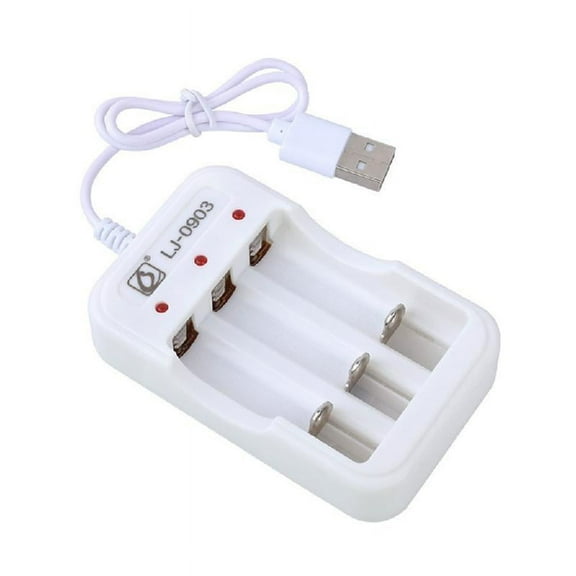 1-3 Slots Smart Charger Led Indicator Intelligent Battery Charger Adapter for AA/AAA Ni-MH NiCd Rechargeable Batteries