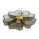 thumbnail image 1 of Bandeja giratoria para servir con divisiones para fiestas, ideal para chocolates, postres y pasteles. Gris, 1 of 9
