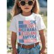 thumbnail image 1 of She's A Good Loves Her Mama Jesus & America Too Funny Awesome Graphic Kid T-Shirt Cute Kid T Shirts Trending Tops, 1 of 4