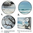 thumbnail image 3 of Designart "To The Coastal windows Windows painting III" Nautical & Beach Floater Framed Canvas Print, 3 of 7