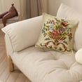 thumbnail image 5 of Blueek Elegant European Embossed Flower Pillow - Soft Cotton Sofa Cushion for Living Room, Car & Bedroom Backrests - Multi-functional Decorative Throw Pillow, 5 of 6