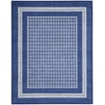 thumbnail image 3 of Nourison Whimsicle Modern Moroccan Navy 8' x 10' Area Rug, (8' x 10'), 3 of 9