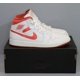 thumbnail image 1 of Men's N I-K-E A i r-Jor-dan 1 MID SE Sneakers FJ3458 White/Lobster-Dune Red-Sail, 1 of 6