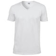 thumbnail image 1 of Gildan T-Shirt à Manches Courtes à Col en V Style Doux pour Hommes, 1 of 5