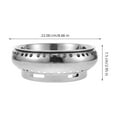 thumbnail image 2 of RUNROTOO Stainless Steel Stove Top Cover For Outdoor Cooking Silver 1Pcs, 2 of 8
