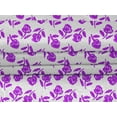 thumbnail image 4 of oneOone Velvet Purple Fabric Florals Craft Projects Decor Fabric Printed By The Yard 58 Inch Wide, 4 of 5