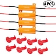 thumbnail image 4 of NARABB 4 Pcs 50W 6 LED Résistance de Charge Décodeur Fixer Hyper Flash Clignotants, 4 of 9