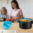 thumbnail image 4 of YAOMOBB Slow Cooker Liner Grid Design Slow Cooker Liner Easy to Use Reusable Silicone Material, 4 of 7