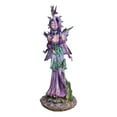 thumbnail image 6 of Amy Brown Pixie Gossip Enchanted Elf Fairy With Purple Nymph Dragonfly Statue, 6 of 10