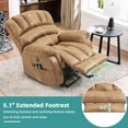 thumbnail image 4 of MEETWARM Large Power Lift Recliner with Side Pocket and USB Ports, Sand, 4 of 9