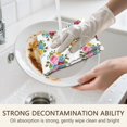 thumbnail image 5 of 2 Pcs Pioneer Flower Floral Print Pattern Kitchen Towels, Funny Microfiber Dish Towel Set, 18" X 26" Tea Towels, 5 of 6