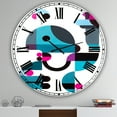 thumbnail image 2 of Designart Horloge Murale Surdimensionnée Mi-Siècle 'Birdkeeper', 2 of 5