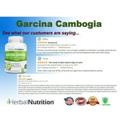 Garcinia Cambogia 90 Count Bottle 60% and 95% HCA Blend 700mg - 2400mg Supports Weight Management