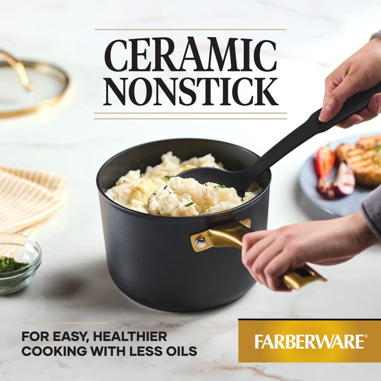 Farberware Forged Induction 3-Quart Ceramic Nonstick Saucepan photo 5