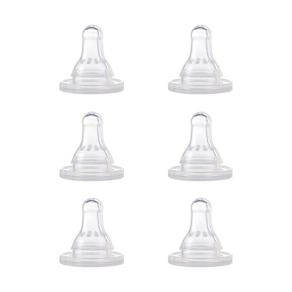 First Essentials by NUK Fast Flow Replacement Bottle Nipples