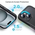 thumbnail image 5 of Designed for iPhone 15 Case, [Compatible with Magsafe] Slim Anti-Scratch Shockproof Phone Case Cover for iPhone 15 6.1 inch, Black, 5 of 12