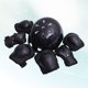 thumbnail image 5 of protectores de rodillas, codos y muñecas para niños, sin casco, para patinaje sobre ruedas, monopatín, ciclismo (talla S, negro), 5 of 8