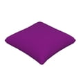 thumbnail image 3 of Multi-Size Linen Sofa Pillow Cover Invisible Zipper Open And Close Strong Use For Sofa Chair Garden Sofa Car Darkpurple 18"X18", 3 of 8