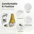thumbnail image 4 of Bixox Women's Gnome Sweet Honey pattern 2 in 1 Running Shorts - Lightweight Athletic Workout Gym Yoga Shorts Liner with Pockets - Medium, 4 of 7