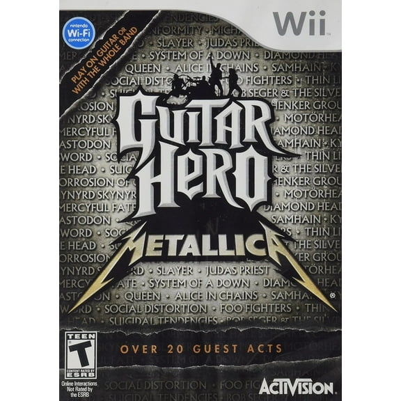 Restored Guitar Hero Metallica - Game Only - Nintendo Wii (Refurbished)