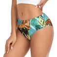 thumbnail image 2 of Fotbe Funny Swimming Chihuahua Calzones Estampados para Mujer – Ropa Interior de Algodón, Cómoda, Suave y Elástica-4X-Large, 2 of 6
