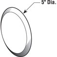 thumbnail image 2 of czcpp-Products U 9271 Wall Protector, 5-Inch Smooth, Self-Adhesive, White Vinyl, 2 of 4