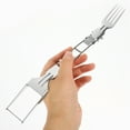 thumbnail image 3 of HONMEET Stainless Steel Watermelon Cube Cutter with Dual Design, Metal Fruit Slicer for Home and Restaurant Use, 3 of 7