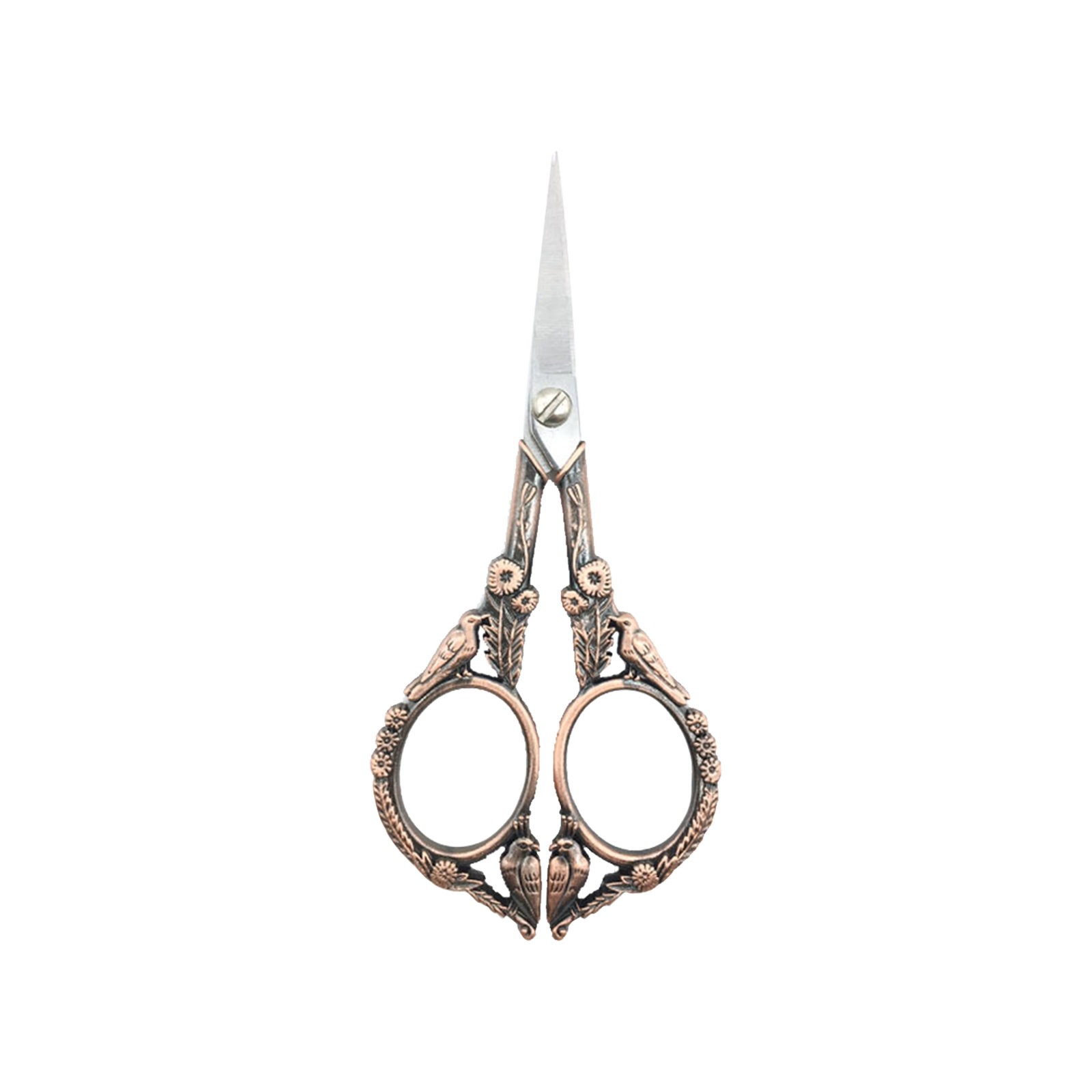 mnjin embroidery scissors sewing embroidery scissors small vintage sharp  detail shears for craft artwork needlework yarn handicraft diy tool thread  snips fb 