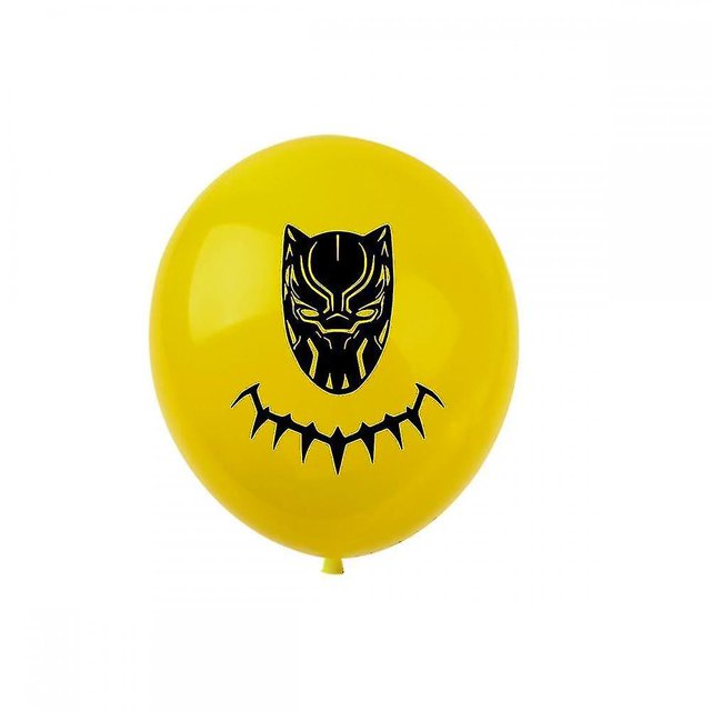 Globos de látex QUANZHOUTIANDI 12 pulgadas tema de superhéroe amarillo