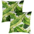 thumbnail image 3 of Sunbrella Green Indoor/ Outdoor Pillow Set (Set of 2) 16 in x 16 in, 3 of 5