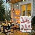 thumbnail image 6 of Seasonal Garden Flags 12.5x18 Double Sided Linen Decor for Christmas,Christmas Garden Flags for Outside, Holiday Yard Outdoor Decoration - Lovely Dwarf, 6 of 6