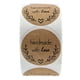 thumbnail image 1 of Circle Labels Kraft Paper Tags Stamping Gift Tag Heart Sealing Stickers Love Labels Envelope Decal Red Heart Labels, 1 of 2