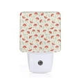 thumbnail image 1 of Balery Cartoon Flat Mushrooms Luz Nocturna LED con Sensor Automático, Enchufe con Sensor Crepuscular, Luz Suave de 0.5W para Dormitorio, Pasillo, Baño-UK, 1 of 7
