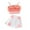 Pink, variant on ZACPNCV Toddler Baby Girls Summer Outfits Cute Sleeveless Solid Color Camisole Top with Floral Print Shorts with Headband Set 7-8 Years
