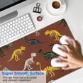 thumbnail image 4 of Long Mouse Pads for Desk,Brown Cartoon Dinosaurs Fossils Pattern Desk Mats on Top Of Desks, Desk Mouse Pad Extra Large with 3mm Non-Slip Base and Stitched Edge for Gaming,Office,Work,Home 31.5"x11.8", 4 of 6