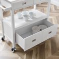 thumbnail image 2 of Ren Kitchen Cart, White, 2 of 8