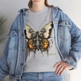 thumbnail image 5 of Unisex Heavy Cotton Abstract Butterfly Bio Punk T-Shirt 002, 5 of 5