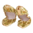 thumbnail image 1 of EeaseMX 1 par de zapatos de baile con lentejuelas antideslizantes, placa redonda, zapatos latinos, accesorios de baile, talla L, 38-39 yardas, dorados, 1 of 7