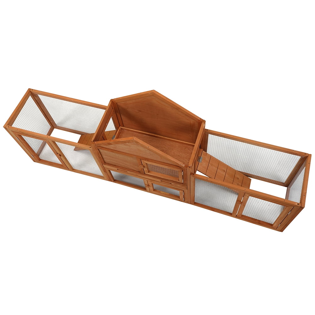 YYAo Rabbit Cage, Indoor Rabbit Cage, Outdoor Chicken Coop Rabbit Cage, Weatherproof Roof, with Tray and Runway YYAo Rabbit Cage, Indoor Rabbit Cage, Outdoor Chicken Coop Rabbit Cage, Weatherproof Roof, with Tray and Runway