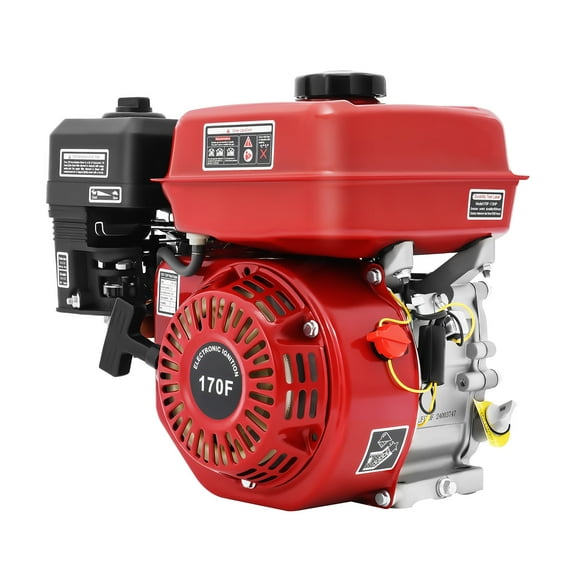 7.5HP 212CC Gas-Powered Engine, Powerful Performance 4-Stroke Gasoline Engine 3000W, Gasoline Go Kart Engine Motor for Water Pumps, Vibrators, Generators, 3600RPM