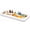 White, variant on Inflatable Ice Serving Tray Buffet Bar with Drain Plug - Salad Food & Drinks Inflatable Cooler for Party Picnic and Camping (Pack of 1)