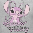 thumbnail image 2 of Men's Lilo & Stitch Angel Cute & Fluffy Pull Over Hoodie Athletic Heather 2X Large, 2 of 4