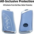 thumbnail image 3 of Key Fob Cover Compatible with Lexus ES NX GX RX UX LC LS Key Case Shell with Keychain,Blue, 3 of 7