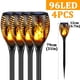 thumbnail image 1 of Antorcha de luces LED Solar para exteriores, lámpara de llama parpadeante, impermeable, para jardín, Patio, baile, 96 LED, 1 of 4