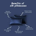 thumbnail image 3 of FY FIBER HOUSE Silk Pillowcases, 20x26 Inches, 100% Mulberry Silk, 2 Count, 3 of 7