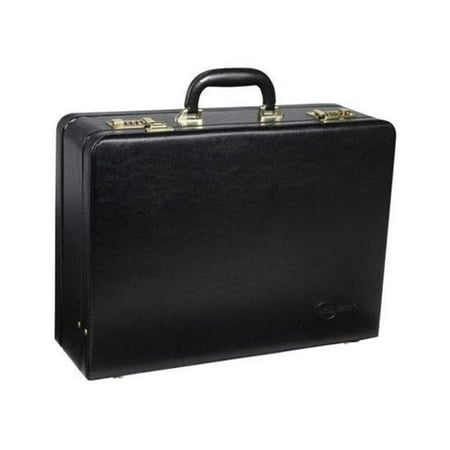 - Large Expandable Faux Leather Attach Case
