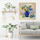 thumbnail image 2 of Cuadros Decorativos Flores en florero pintura al óleo por números imagen para colorear DIY para adultos niños JShteea Nuevos Originales, 2 of 8